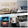 Art3d 4PCS Peel and Sticker Headboard for Twin in Grey, Sized 25 x 60cm , 3D Upholstered Wall Panels