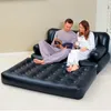 Stuhlabdeckungen Air Sofa Bett 5 in 1 aufblasbare Couch Langlebig bequem Multi -funktional für Wohnzimmer Schlafzimmer2417575