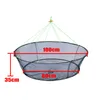 Pieghevole Drop Large Net Fishing Nylon Durable Landing Prawn Bait Crab Shrimp Fish Trap Cast Network Tools Accessori