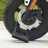 Isox u8 smart fingeravtryck u-lås anti-stöldcykel cykel cykling motorcykel lås usb - lång