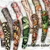 Fingerless Gloves 1Pcs Trendy Men Women High Fitness Elastic Fake Temporary Tattoo Sleeve Designs Summer Sunscreen Body Arm Warmers