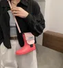 Femmes039s Sac à bandoulière Boots de pluie de mode Design Silicone Texture douce Tenche Mobile Phone Mini Crossbody-Fody Yellow Blue Rose Red 5081388387