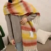 Fashion Scarf Pashmina Colored Pläd Scarves Cashmere Design Sjal 8 Color Toppkvalitet