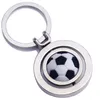 Stainless Steel Sports Keychain Pendant Fashion Football Basketball Golf Keychains Luggage Decoration Key Ring Creative Gift