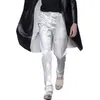 メンズパンツ 27-46 2022 服オリジナルニッチキャットウォークシルクサテンカジュアルパンツプラスサイズの衣装