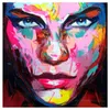 Francoise Nielly Palette Faca Retrato Retrato Pintura A óleo Pintada Personagem Figura Canvas Wall Art Imagem para sala de estar 210310