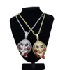 Hip Hop Statement Chunky Iced Out Bling 6ix9ine Clown 69 Tekashi69 Necklaces & Pendants Saw Billy Chain Necklace Jewelry