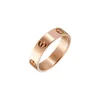Love Screw Ring Classic Luxury Designer Jewelry For Women 2022 Rings Fashion Accessories Titanium Steel Alloy Gold-Plated Never Fa326t