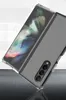Étuis de téléphone durs à armure hybride acrylique antichoc transparents de 1,5 mm pour Samsung Z Fold 3 Clear Case Z Flip 3