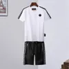 Plein beer heren t shirts kristal schedel tracksuit heren t-shirts casual tracksuits jogger tops shorts sets sportief pak 147268