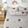 upzo-animal series polyester sheet sheet sheets قابلة للتعديل elects cover مع مرونة 180 200 no pillowcase 220217