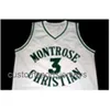 Kevin DURANT # 3 montrose christian High School Jersey de baloncesto de calidad superior para hombre cosido personalizado cualquier nombre de número