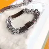 Fashion brands womans Beacelets For Women Wrap Cuff Slake alloy Bracelets With alloy buckle Couple Nature Jewelry with box2959826