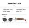 2021 mode Männer Randlose Stil Gradienten Holzmaserung Pilot Sonnenbrille Luxus Frauen Vintage Marke Design Sonnenbrille Oculos De Sol 8003