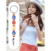 Porte-clés ATM Extracteur de carte sans contact Long Nail Keychain Cigarette Holder Business Clip With Faux Pom