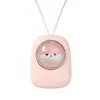 partys Cool Cute pet hanging neck fan USB charging portable handheld desktop cartoon lanyard space capsule fans