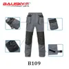 Pantalon de travail Bauskydd en cargo pour hommes, pantalon à outils, pantalon noir, vêtements pour hommes avec genouillères EVA 210715