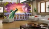 Personalizado 2021 3D murais Papel de parede pintura de parede estereoscópico pael de pared hd sala de estar tv backdrop mural moderno estilo decoração home