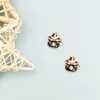 10pcs/pack Mini Cup Cat Enamel Charms Drop Oil Metal Earring Bracelets DIY Pendant Jewelry Making Golden Base