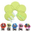 Colliers pour chiens Laisses Pet Cone Protection Collier Récupération Cou Chat Doux Anti-morsure E-Collar Réglable Confortable Forme De Fleur