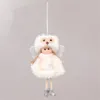 Decorações de Natal Árvore Creative Decoração Pingente Bonito Anjo Lace Boneca Charme ano 2022 para casa