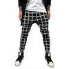 Men's Pants Men's Tight-Fitting Jogging Fitness Sports 2023 Autumn Street Casual Plaid Trousers