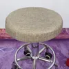 Chair Covers Diameter 30/33/35/40cm Round Bar Stool Cover Four Seasons Linen Dental Tabouret De Seat Slipcover