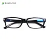 Solglasögon Boncamor Reading Glasses Trendy Rectangle Frame Blue Light Blocking Computer Gelgasses Läsare Män och kvinnor2566361