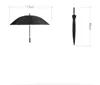 24K Duże Mężczyźni Skórzane Golf Słońce Wiatroodporny Męski Walking Stick Parasole Paraguas Kolorowe Parasol Kobiety Parasol Deszcz 210721