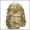 Sport Utomhus Outdoor Bags Camouflage Tactical Ryggsäck Klättring Jakt Kam Vandring Resväska Army Fan Stor kapacitet Backpack1 Drop
