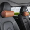 Seat Cushions 1 X PU Leather Neck Pillow Memory Foam Car Pillows Headrest Cushion Pad