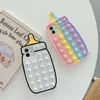 push bubble cute iPhone 12Promax protective case high quality Decompression silicone phone cases for iphone 11 xsmax