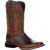 Bottes de cow-boy en cuir brun noir chaussures d'hiver rétro hommes femmes brodées Western Unisex chaussures de grande taille 48 botas 211102