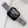 حزام معدني ل Apple Watch Series 5 حزام 40 ملليمتر 44mm خاتم الماس 38 ملليمتر 42 ملليمتر الفولاذ المقاوم للصدأ سوار iwatch 4/3/2/1