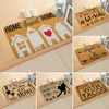 Cushion/Decorative Pillow Letter Printed Welcome Floor Mats Bathroom Kitchen Carpets Doormats Funny Mat For Living Room Anti-Slip 40*60cm