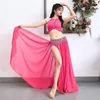 Portez de la scène Golden Age Belly Dance Practice Vêtements Femmes Oriental Long Big Swing Jirt 2-5pcs Suit