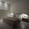 Lâmpada de parede 2021 moderna linha de tubulação nórdica LED bedside noite luz quarto sala de estar Sconce lumining decor arte preto