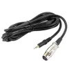 3Pin Condensator Microfoonkabel XLR Vrouw naar 3.5mm Jack Dynamic Microfoon Audiokabel voor Computerkabel