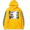 2020 Ny Prison School Eyes Sad Japanska Anime Tryckta män / Kvinnor Hoodie Långärmad Sweatshirt H1227