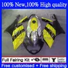 Fairings Kit For BMW K 1200S K1200 S K 1200 Yellow blk S K1200S 05 06 07 08 09 10 Bodywork 4No.49 K1200-S 05-10 K-1200S 2005 2006 2007 2008 2009 2010 Full Body +Tank cover