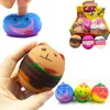 Nwe Fidget Toys Flour ball Hamburger and Stool shape TPR Extrusion deformationChildren's toys Adult decompression ventilation Wholesale