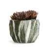 Modern Marbling Flower Pot Succulent Pot Cactus Ceramic Planter Pots Container Bonsai Planters with Hole 3.35Inch Gift Idea 210712