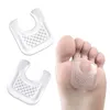 Solette in gel a forma di U Cuscinetti Callus Corn Foot Protector Sticker Anti sfregamento Cuscini riutilizzabili Pad Scarpe Correttore per unghie della punta