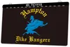 TC1115 Hamptan Dike Rangerz Insegna luminosa bicolore incisione 3D