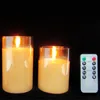 LED Velas Luz Tealight Romântico Vintage Vintage Lâmpada Eletrônica Votiva Flameless Decoração Home Decoração Acessórios Controle Remoto D2.0