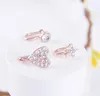 Clip on Nose Ring Piercing Jewelry Fashion Body Diamond Heart Star Shaped Nose, Non-porous Pierce