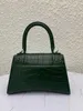Luxury design bags Classic Hourglass Shape Alligator Handbags Flap Chain Shoulder Women Clutch Messenger Purse Shopping Tote wellt