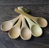 Mini Natural Wooden Soup Wine Coffee Ice Cream Spoons Durable Wedding Party Home Kitchen Dining Tools