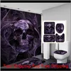 Bathroom Sets Shower Curtain Set 4 Pcs Shower Curtain Mat Set Toilet Cover 180X180Cm Shower Curtain Toilet Seat Covers Home4919663