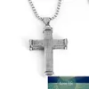 HNSP Punk grand pendentif croix solide collier pour hommes prix usine conception experte qualité dernier Style statut d'origine